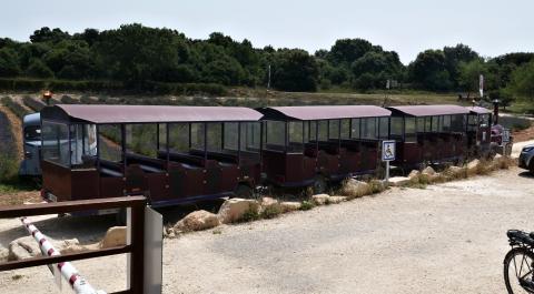 Petit train au musée de la lavande