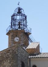 Le campanile de l'église de Venterol