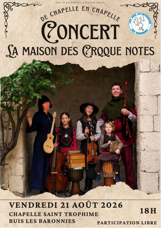 Maison des Croque Notes Aout 2026